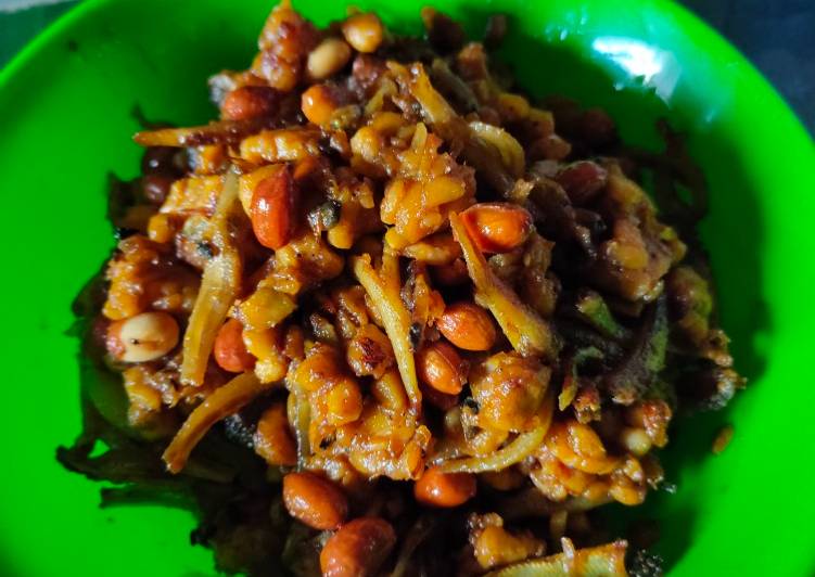 Cara mengolah Oreg tempe teri balado yang Bisa Manjain Lidah