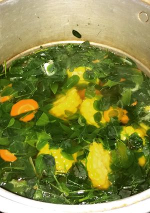 Foto resep Sayur bening daun kelor