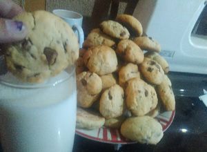 Una foto de Galletas de chips de chocolate