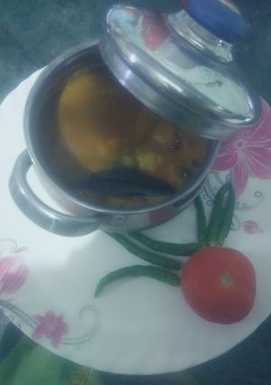 A picture of Aloo tari wale chatpate.