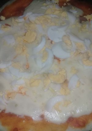 Una foto de Pizza casera rica y económica