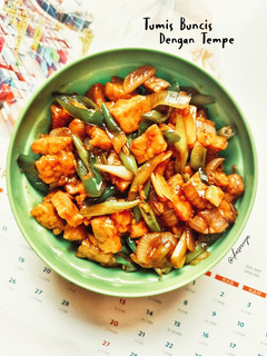 Foto resep Tumis Buncis Dengan Tempe