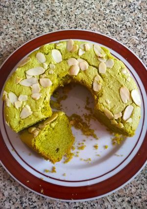Foto resep Keto Matcha almon Cake