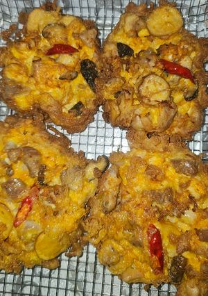 Foto resep Dadar Ayam Jamur Wortel