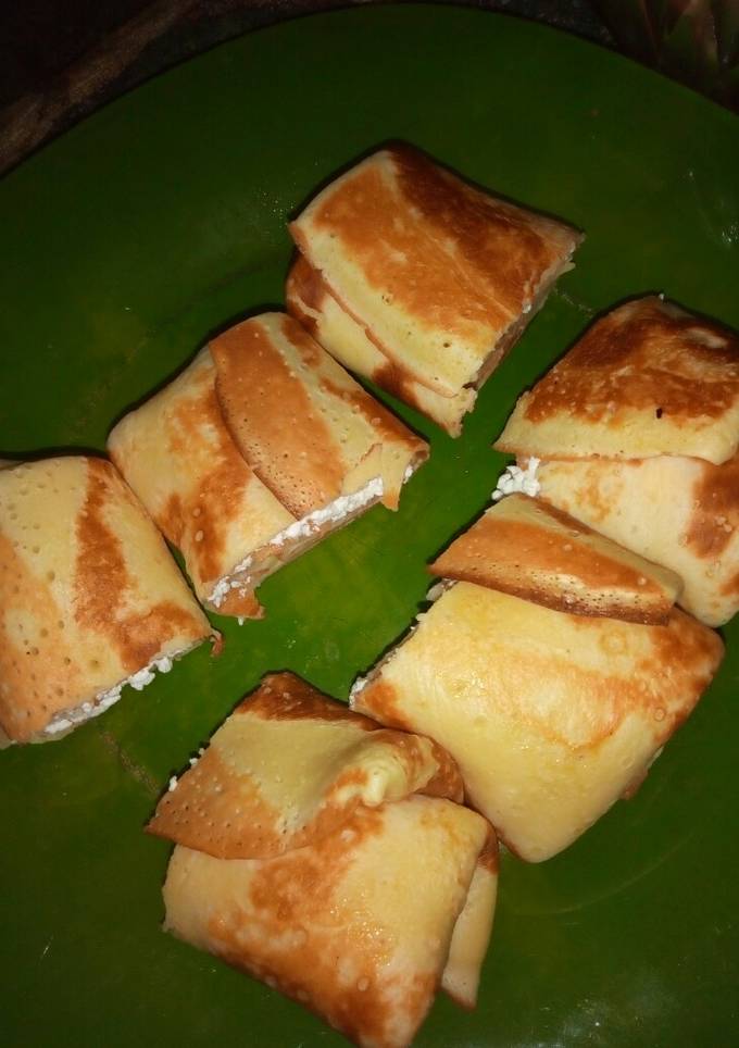 Блинчики с творогом