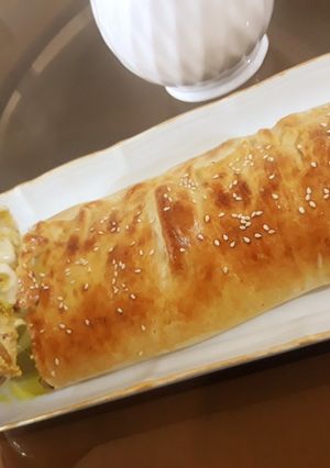 عکسی از دستور پیتزا رولتی🍕