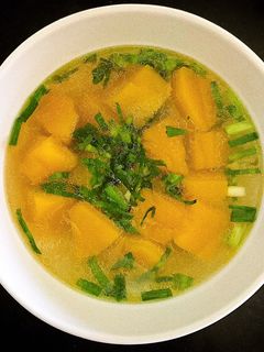 Hình của món Canh bí đỏ.