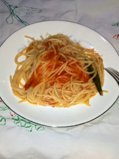 Una foto de Pasta concassé de jitomate