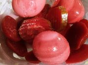 A picture of pickled egg