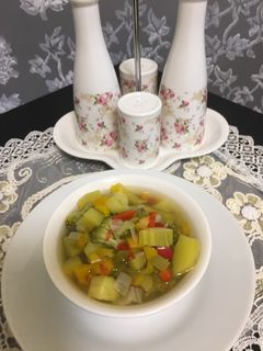 صورة لوصفة شوربة الخضار