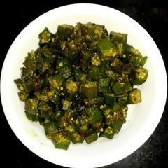 A picture of Chatpati Bhindi.