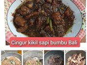 Gambar cingur sapi kecap pedas