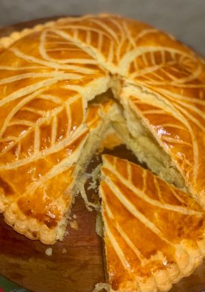 Une photo de Galette des rois à la frangipane