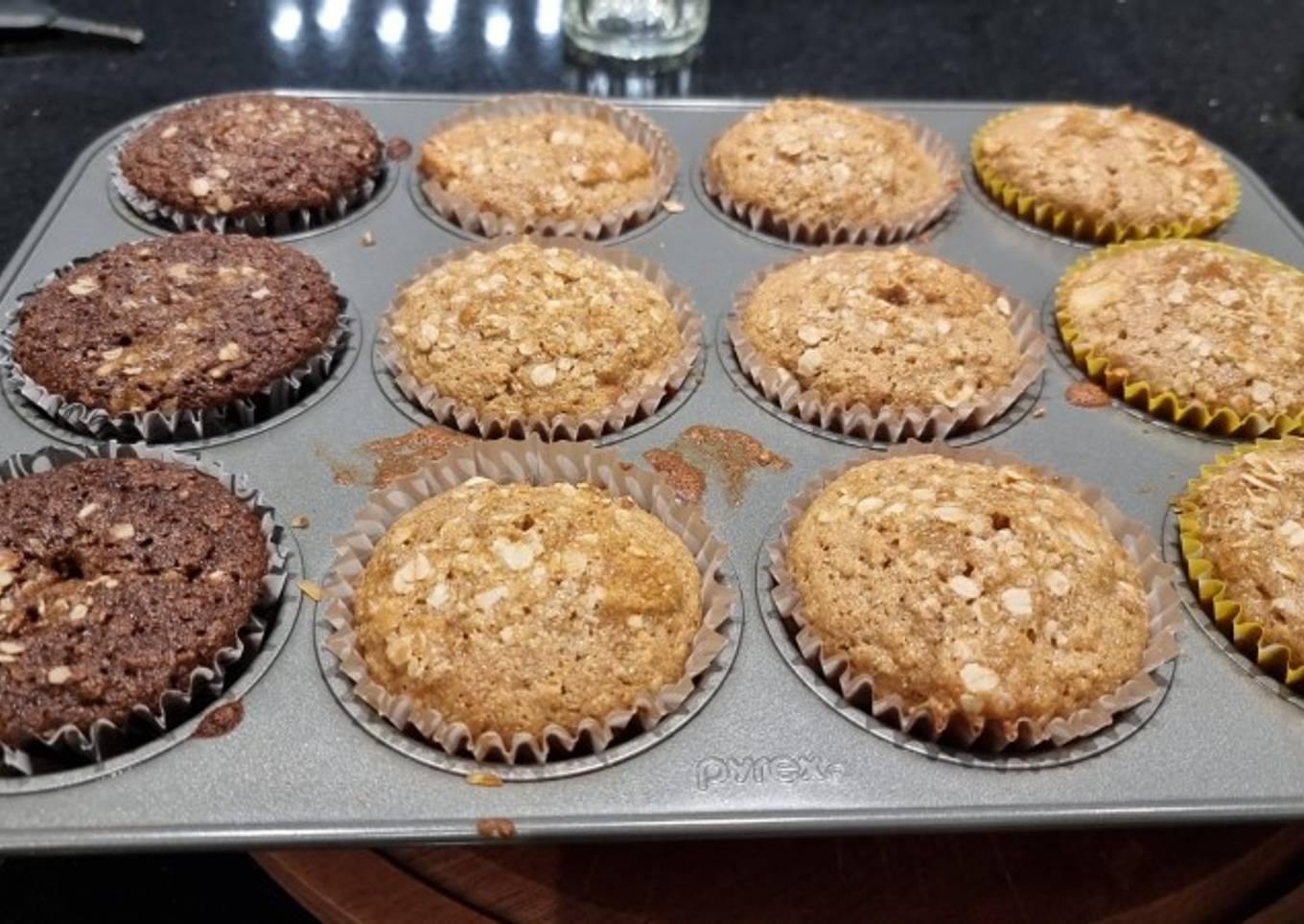 Muffins súper saludables con variedades!!