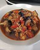 Stir fry Eggplant & Tomato