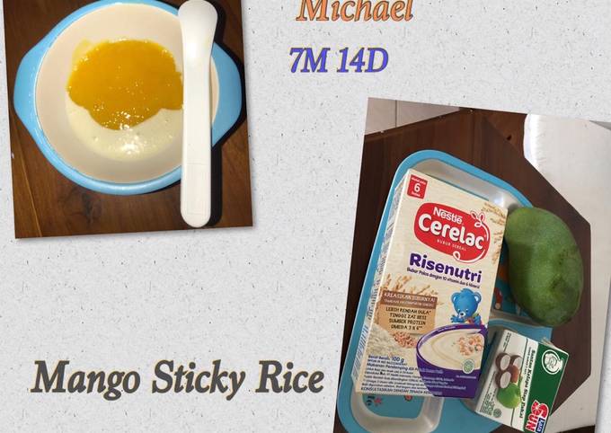Mpasi 7M+ Mango Sticky Rice
