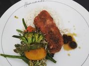Una foto de panko arroz