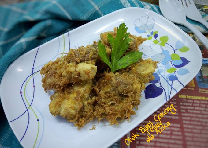 Bagaimana Membuat Otak Sapi Goreng Telur Anti Gagal