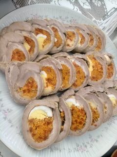 Una foto de Matambre relleno de fin de año