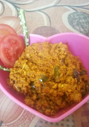 A picture of Egg bhurji.