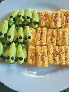 Foto resep Semprit susu pandan
