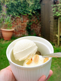 A picture of Creamy coconut ice-cream.