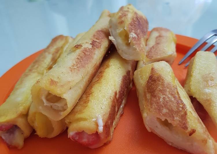 Langkah Mudah untuk Membuat French toast roll-ups, Bikin Ngiler