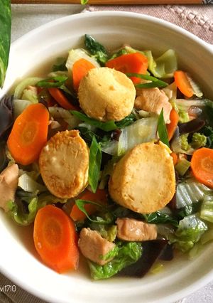 Foto resep Sapo Tahu Ayam