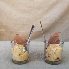 A picture of Vegan cinna banana toast nice cream.