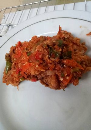 Foto resep Ayam Geprek Sambel Goang