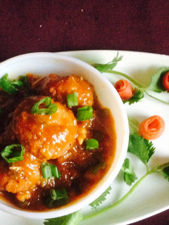 A picture of Tofu Manchurian.