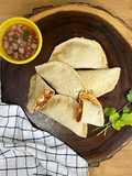 Empanadas de carne con masa de avena en airfryer