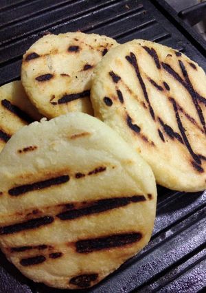 Una foto de Arepas