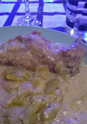 Une photo de Lapin au riesling