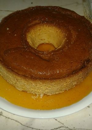 Una foto de Flan casero
