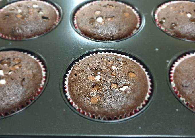 Muffin Coklat Chocochip No Mixer