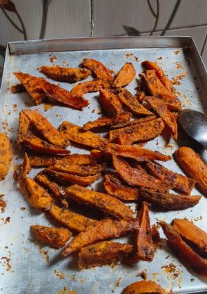 Foto resep Baked sweet potato sticks