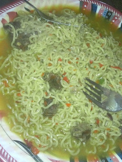 A picture of Indomie.