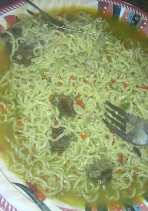 A picture of Indomie.