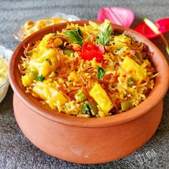 A picture of Vegetable Biryani.