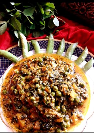 মেথি মালাই মটর (methi malai matar recipe in Bengali) রেসিপির প্রধান ছবি