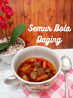 Foto resep Semur Bola Daging