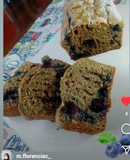 Budín integral de arándanos