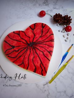 Foto resep Puding Hati(Puding Lukis)