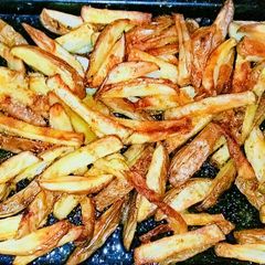 A picture of Roasted french fries.