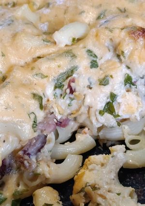 Mac and cheese gazdagon, avagy a húsvéti maradékmentés recept fotója