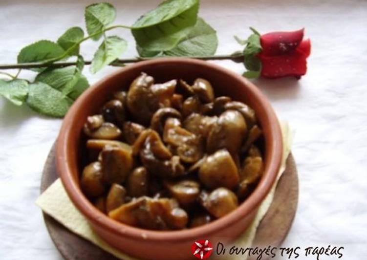 Recipe of Homemade Mushrooms in wine