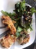 Croquetas de cangrejo y camarones