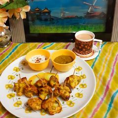 A picture of Cauliflower Fritters (less oil Cooking : Without Frying).