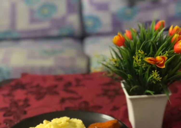 Langkah Mudah untuk Menyiapkan Mashed potato ????, Enak Banget